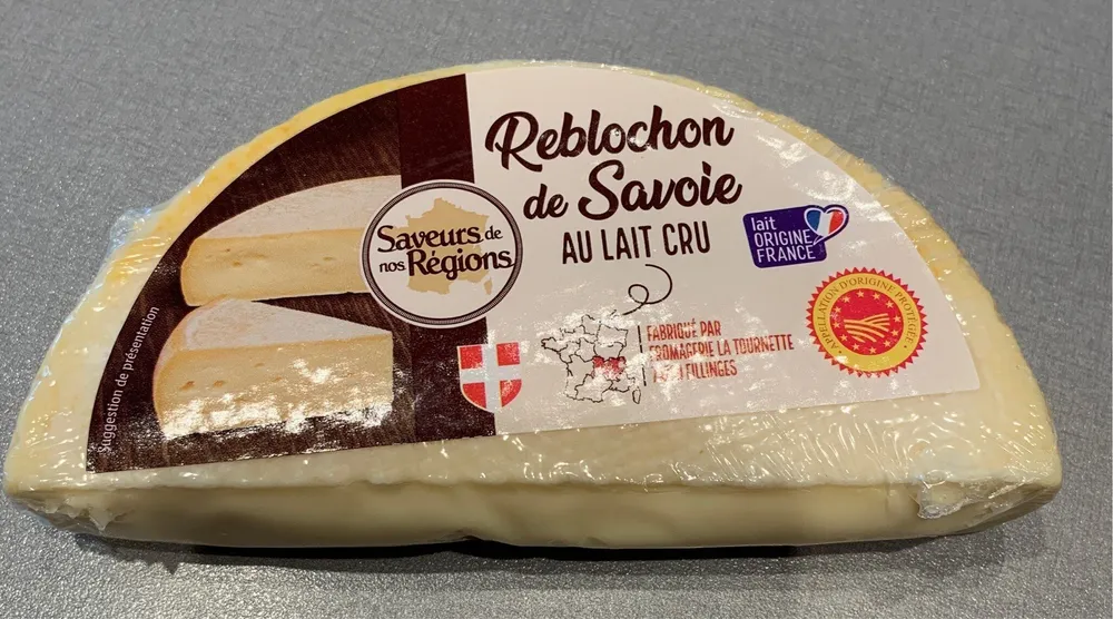 Reblochon de savoie au lit cru