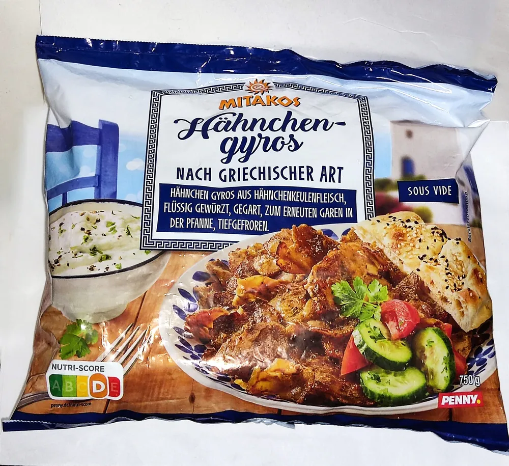 Hähnchengyros griechischer Art