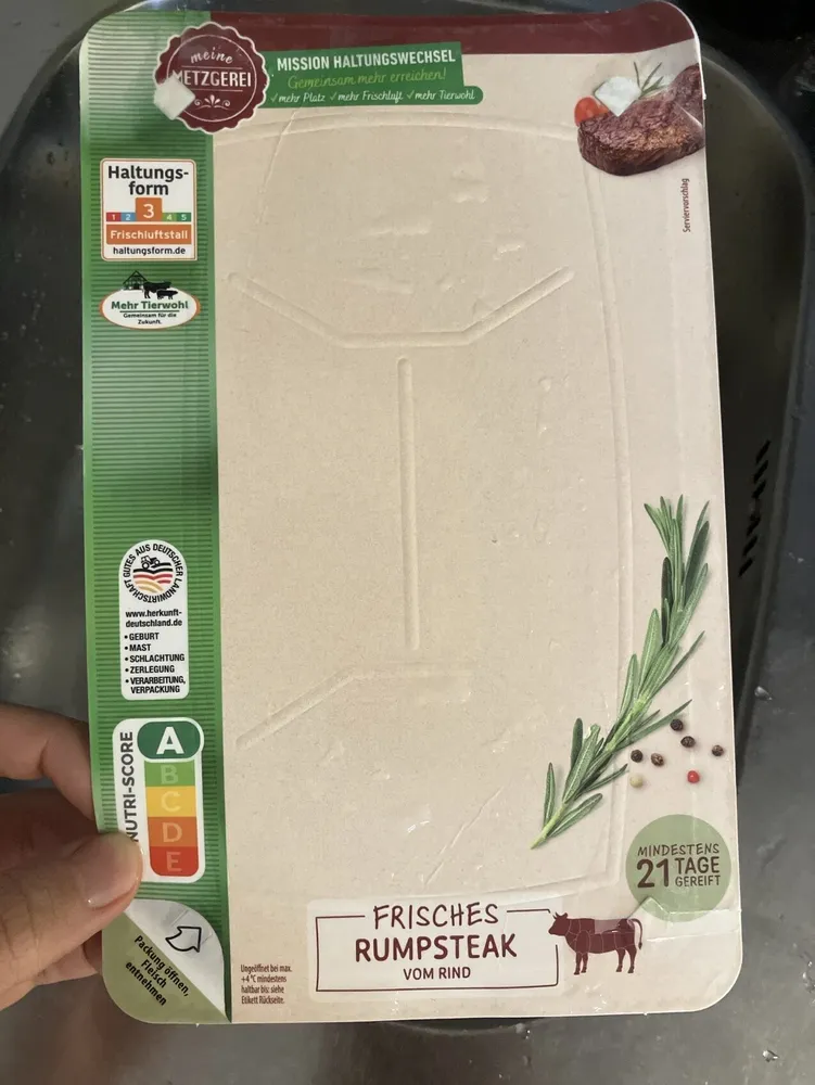 Frisches Rumpsteak Vom Rind