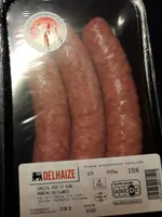 Saucisse porc et veau