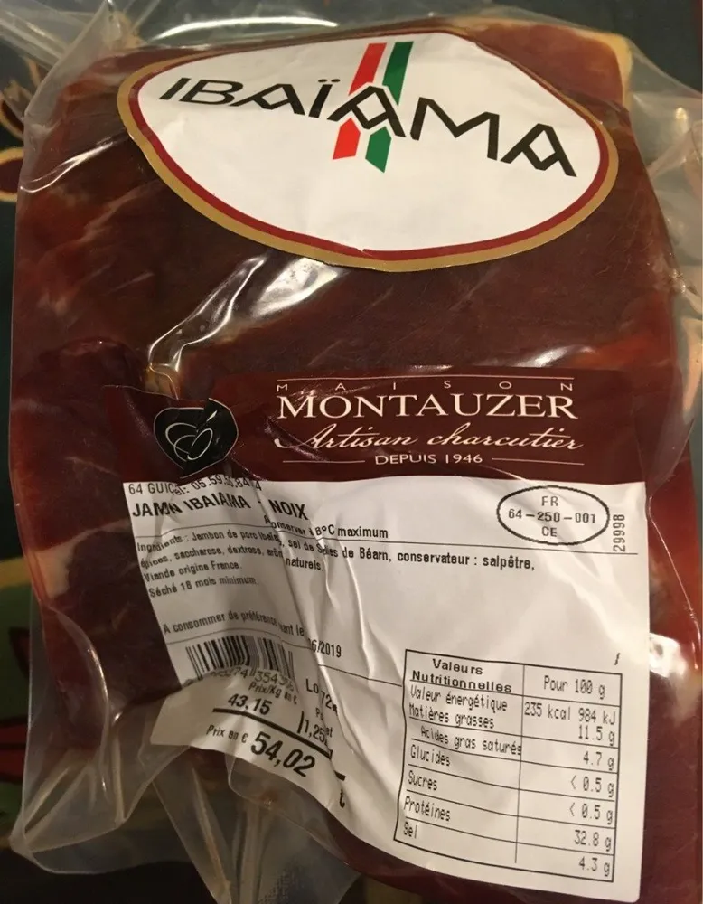 Jambon Ibaïama