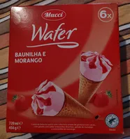 Wafer Baunilha e Morango