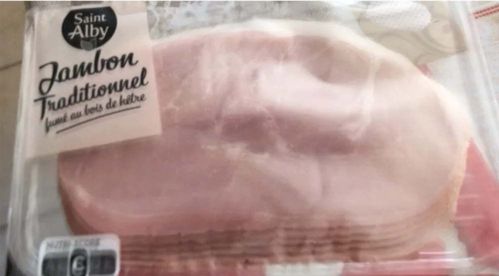Jambon traditionnel fume au bois de hetre