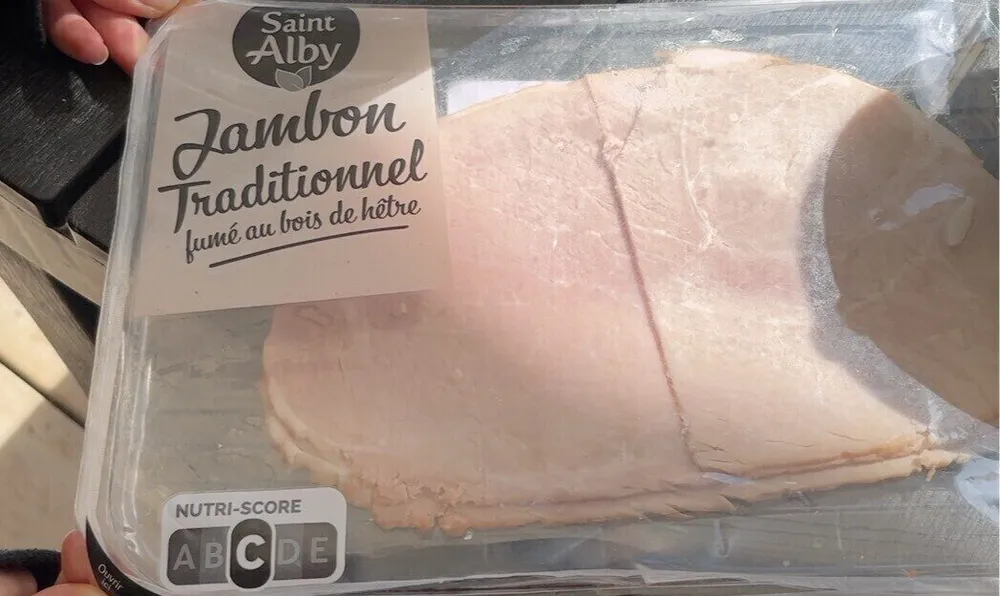 Jambon traditionnel fume au bois de hetre