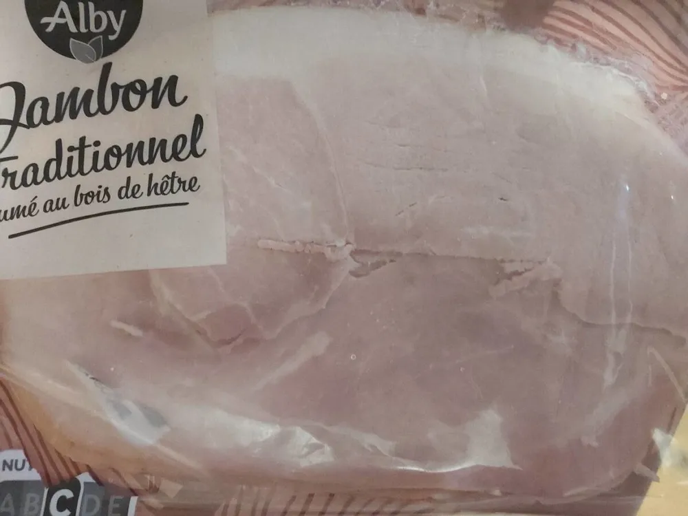 Jambon  st alby Traditionnel  fumé au bois de hêtre
