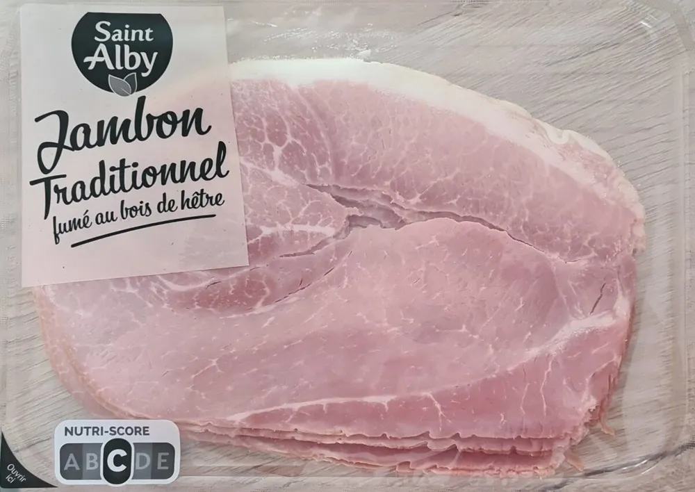 Jambon traditionnel fumé au bois de hêtre