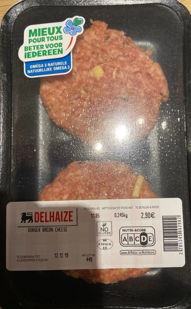 Burger bacon cheese