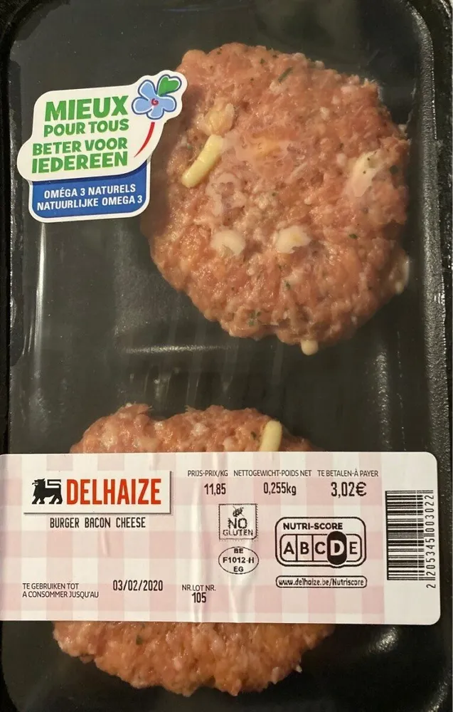 Burger bacon cheese