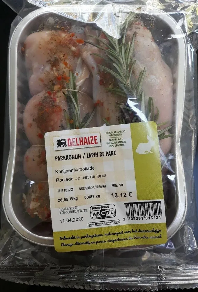 Roulade de filet de lapin