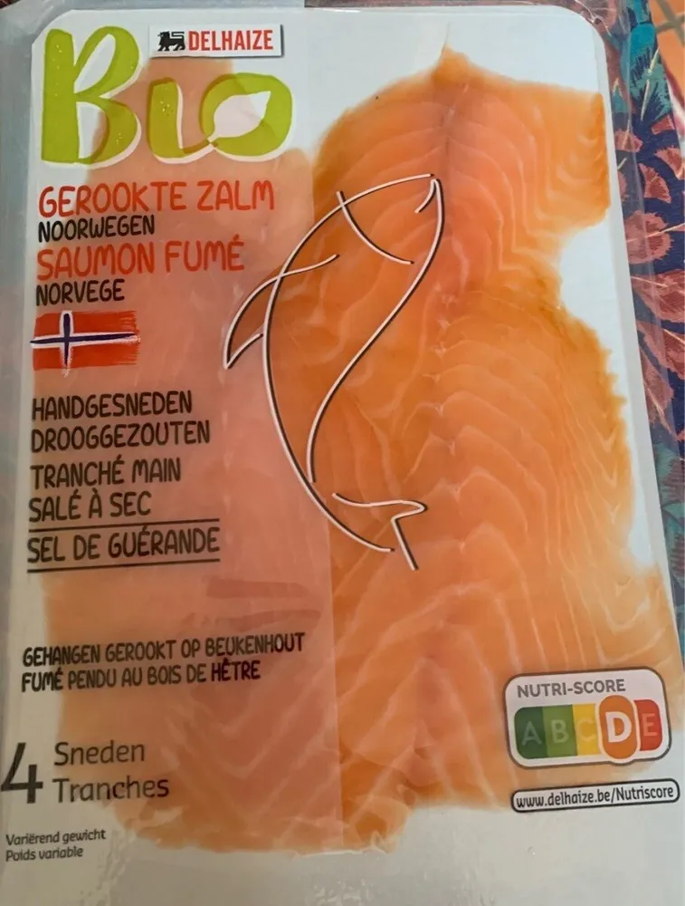Saumon fumé bio tranché à la main