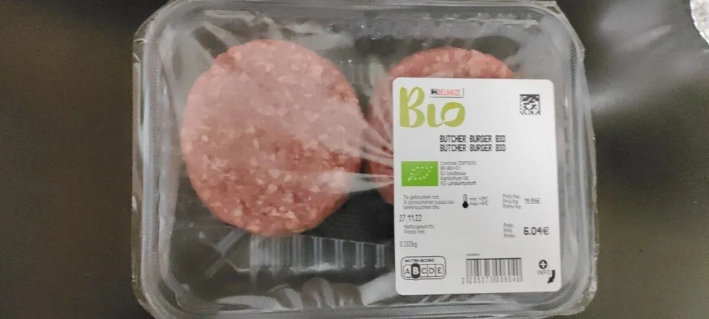 Butcher burger bio