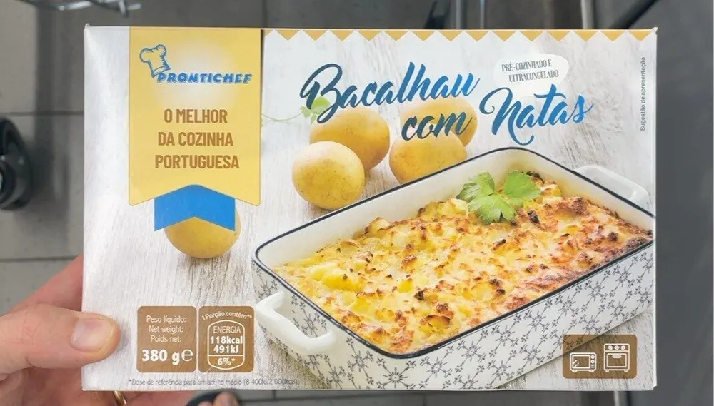 Bacalhau com natas
