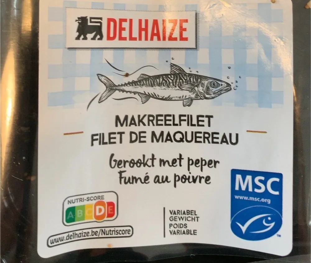 Filet de maquereau fume au poivre