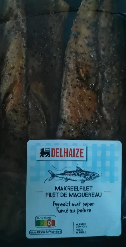 Filet de maquereau fumé au poivre