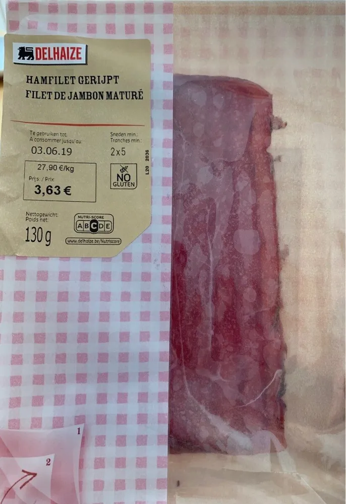 Filet de jambon maturé
