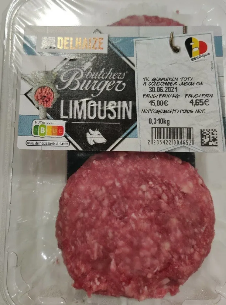 Butchers burger Limousin