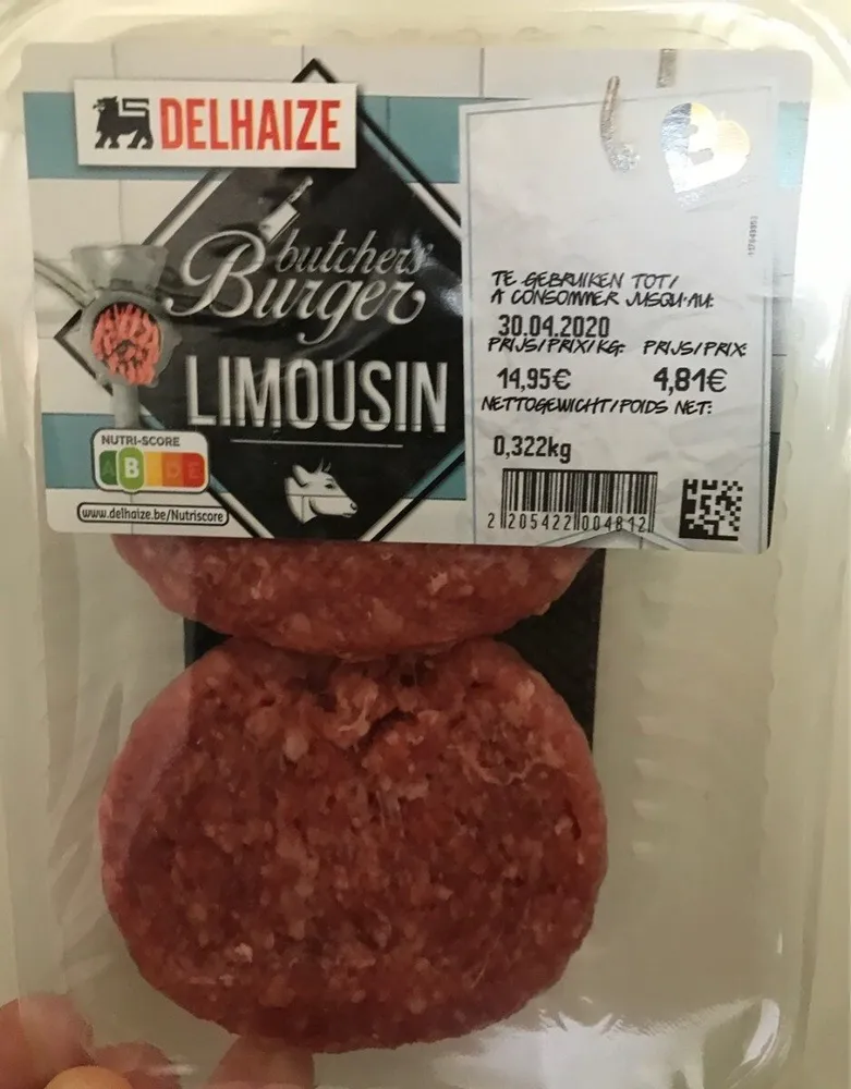 Butcher burger limousin