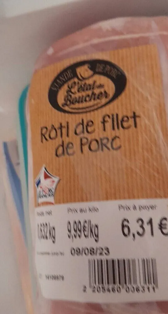 Rôti de filet de porc