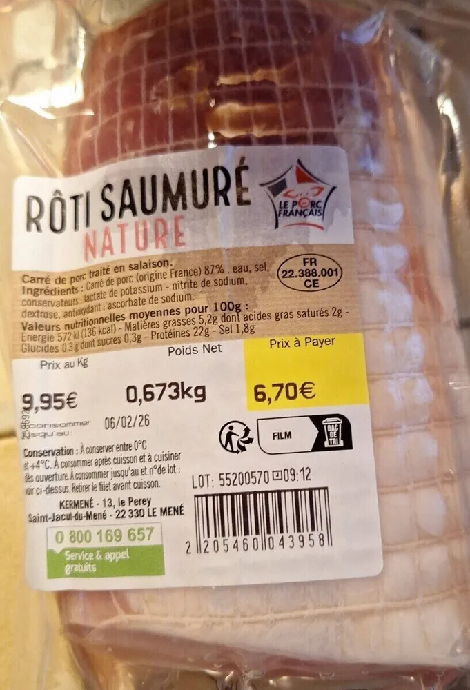 Rôti saumure