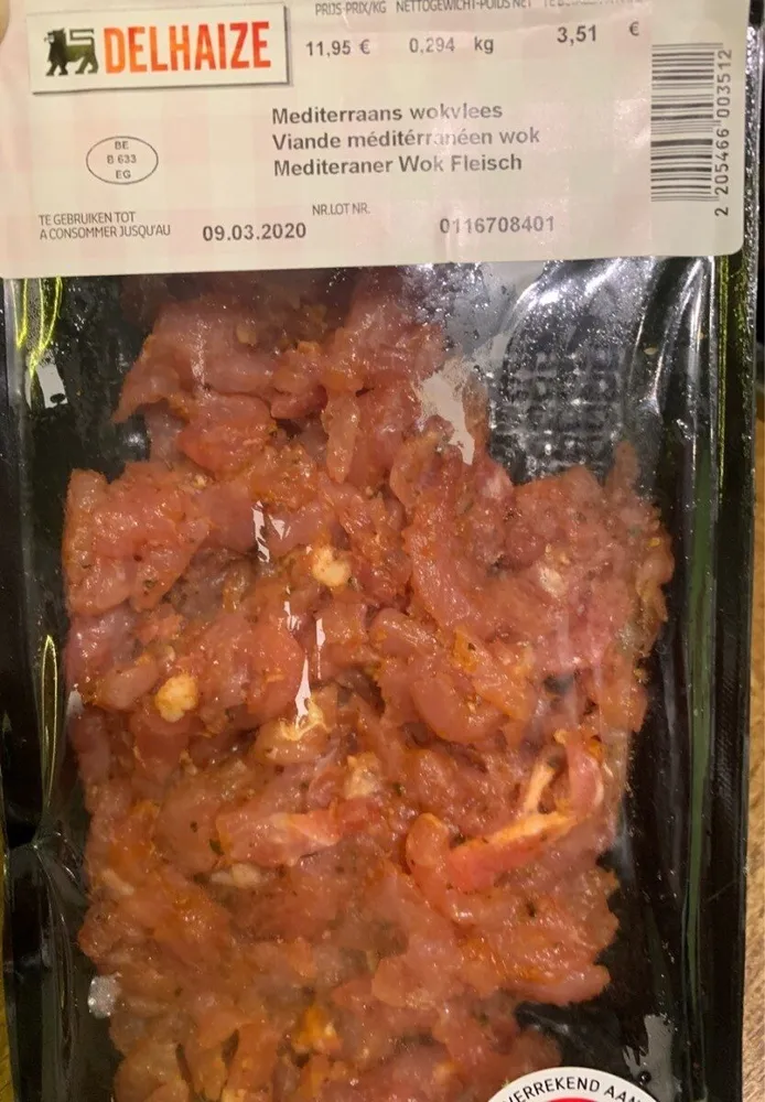 Viande mediteranée wok