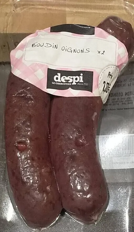 Boudin oignons