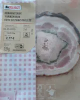 Côte de porc grillée
