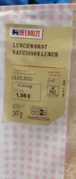 Saucisson lunch