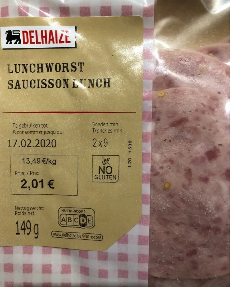 Saucisson lunch