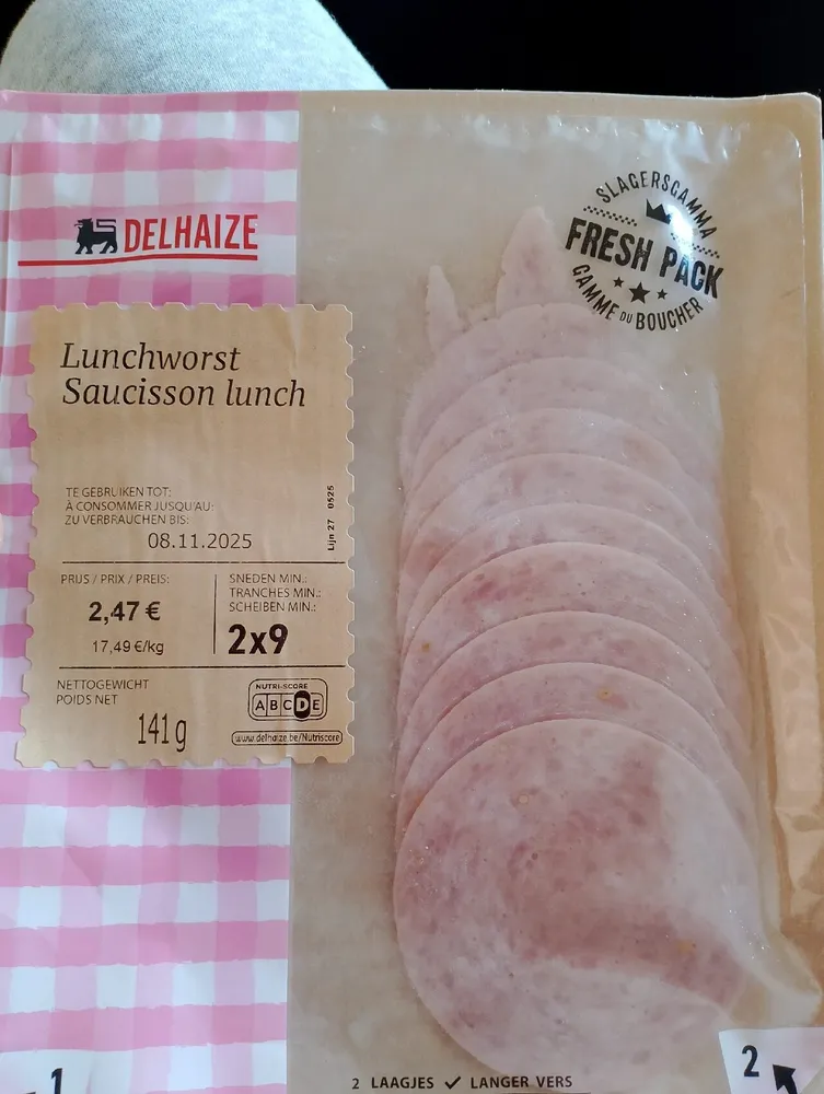Lunchworst Saucisson Lunch