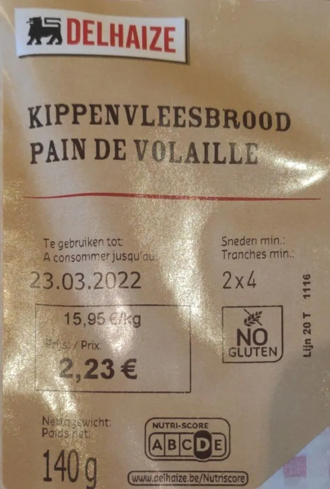 Kippenvleesbrood