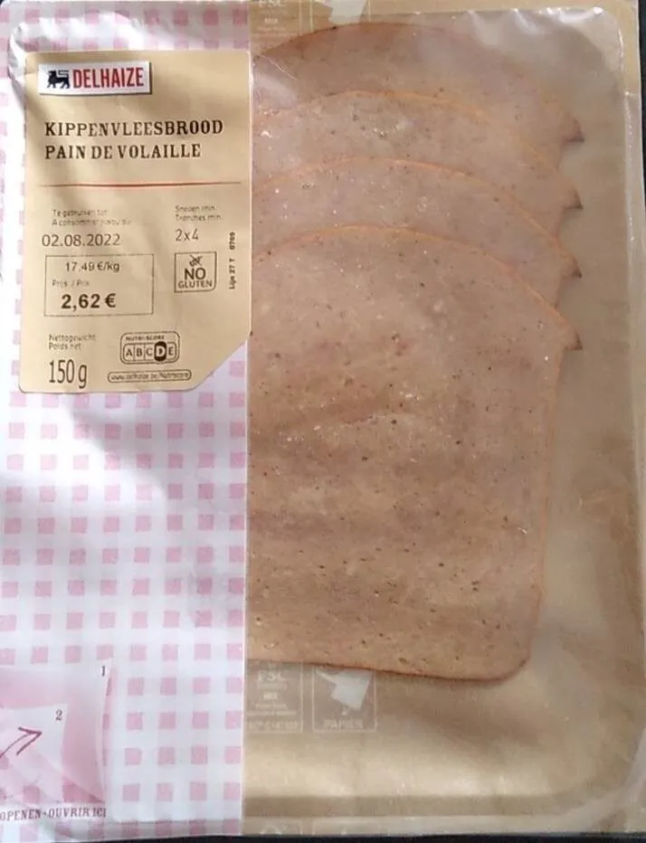 Kippenvleesbrood