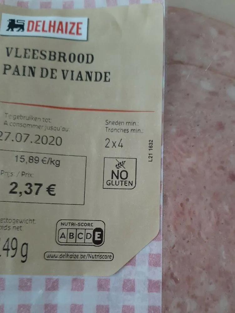 Pain de viande Delhaize