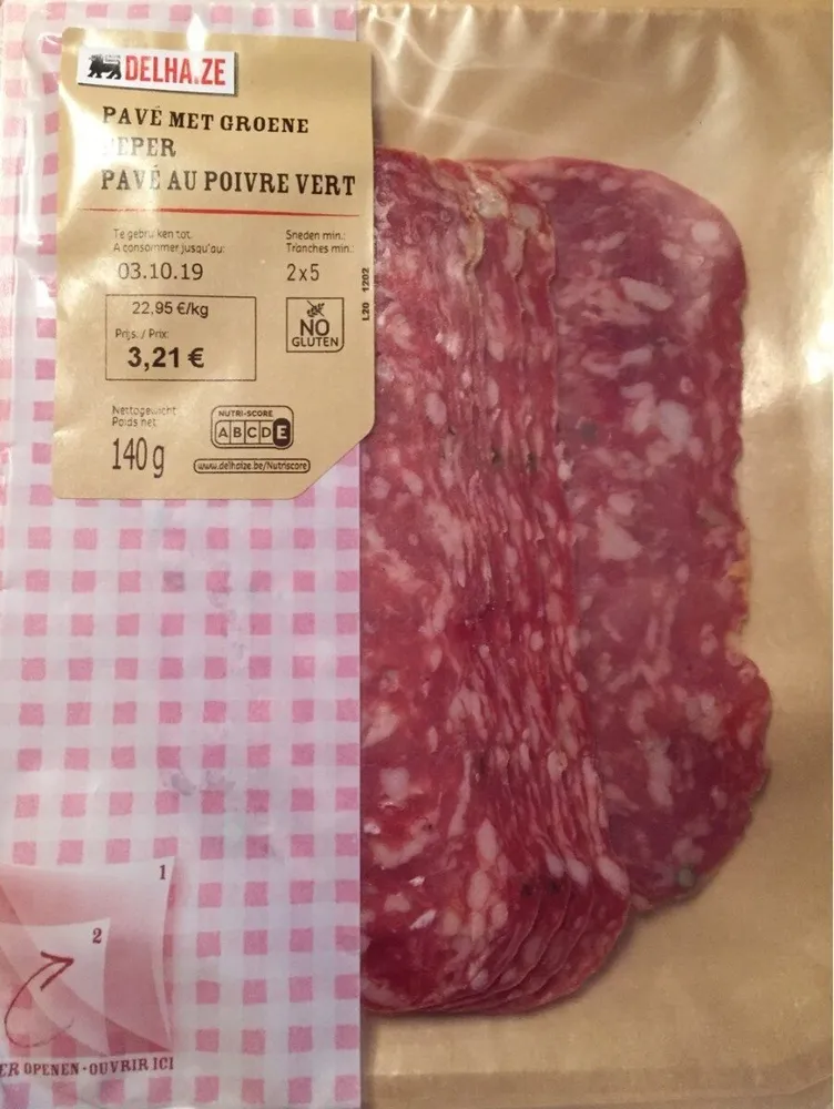 Pavé au poivre vert