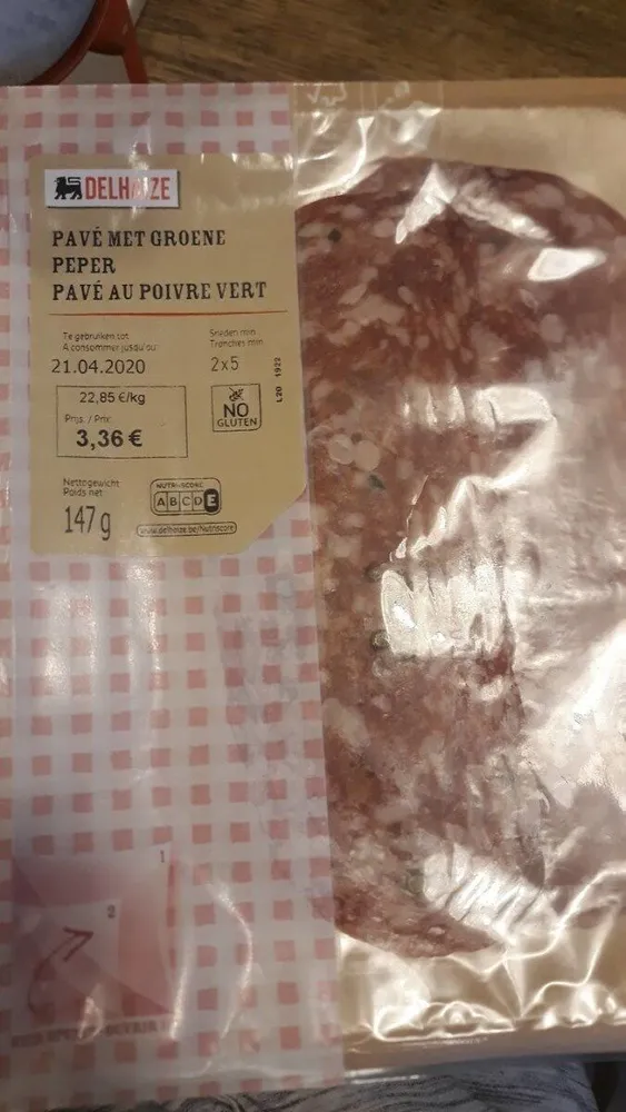 Pavé au poivre vert