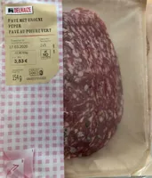 Pavé au poivre vert