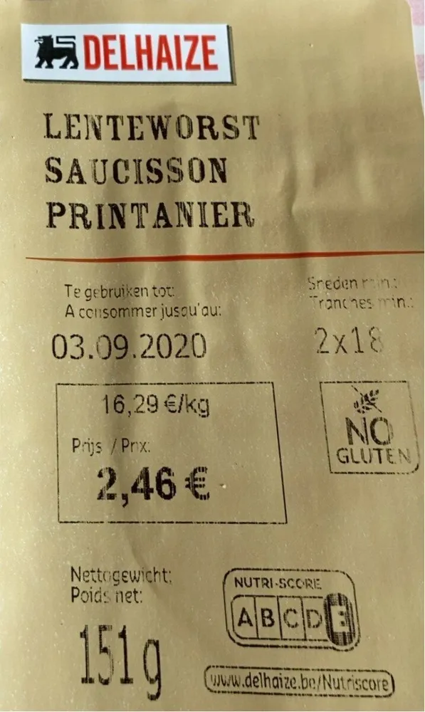 Saucisson Printanier