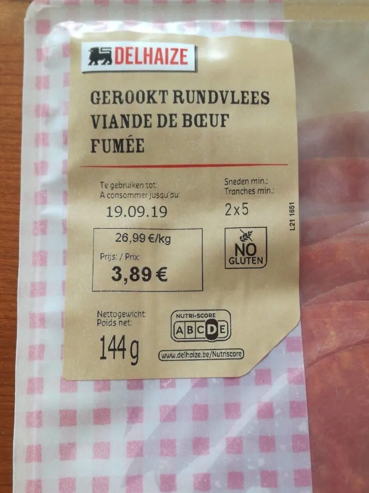 Gerookt Rundvlees
