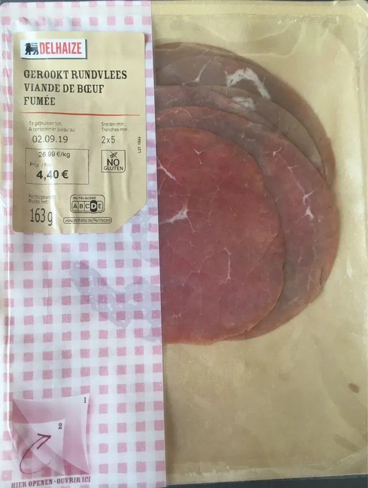 Viande de boeuf fumée