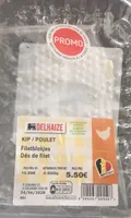 Dés de filet de poulet