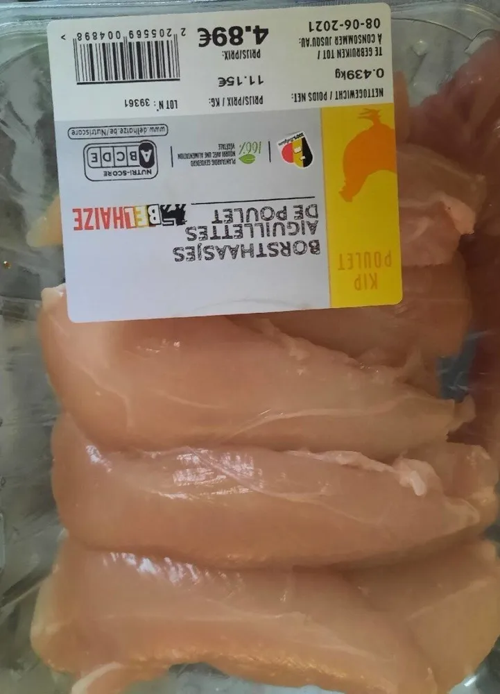Aiguillettes de poulet