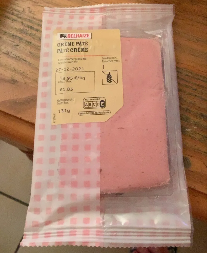Pâté crème