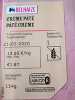 Pâté crème