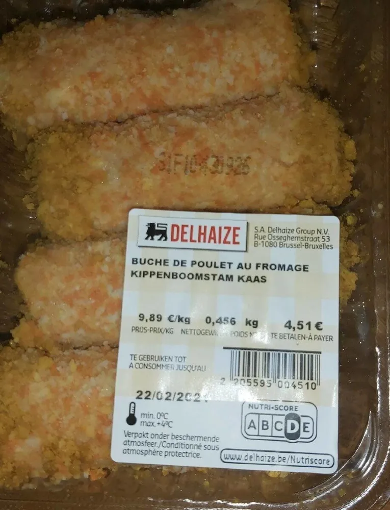 Buche de poulet au fromage