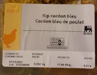 Cordon bleu de poulet
