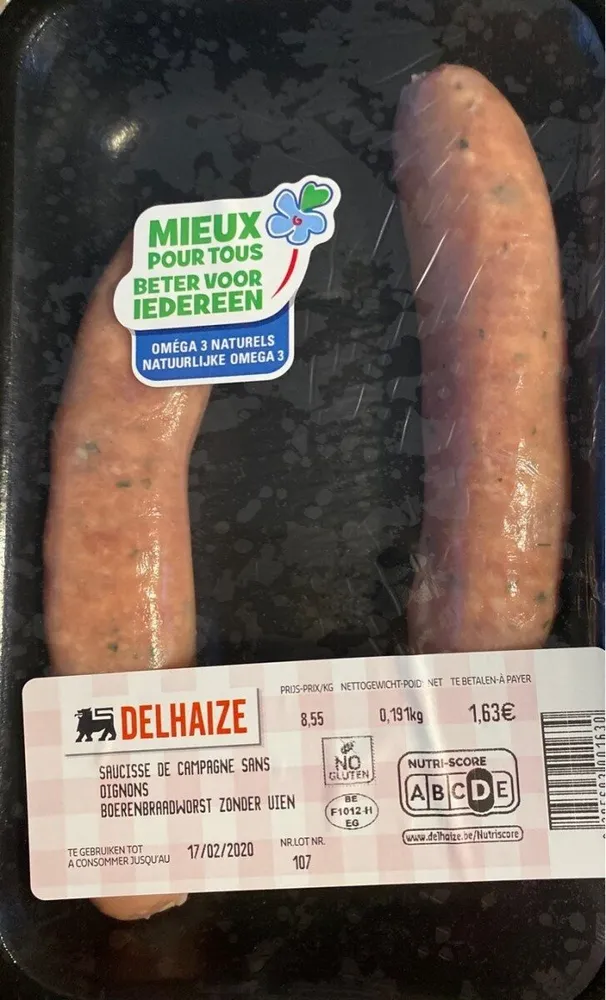 Saucisse de campagne