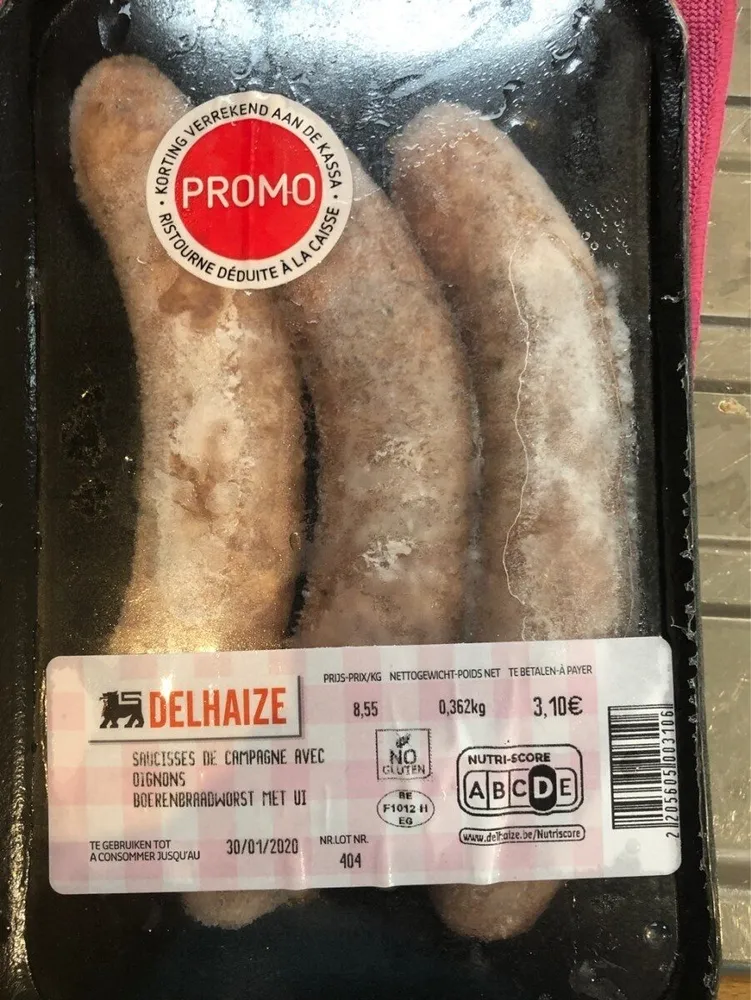 Saucisses de campagne