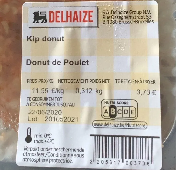 Donut de poulet