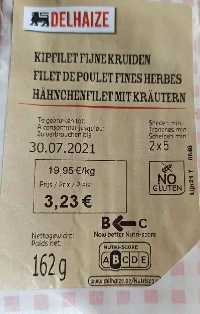 Filet poulet aux herbes