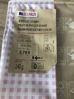 Filet de poulet curry