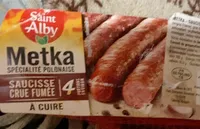 Saucisse cru fumée